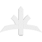 Ekena Millwork Davenport Architectural Grade PVC Gable Bracket, 36"W x 22 1/2"H x 2"D x 4"F, 15/12 Pitch GBP036X23X0204DAV00 - alternate 2